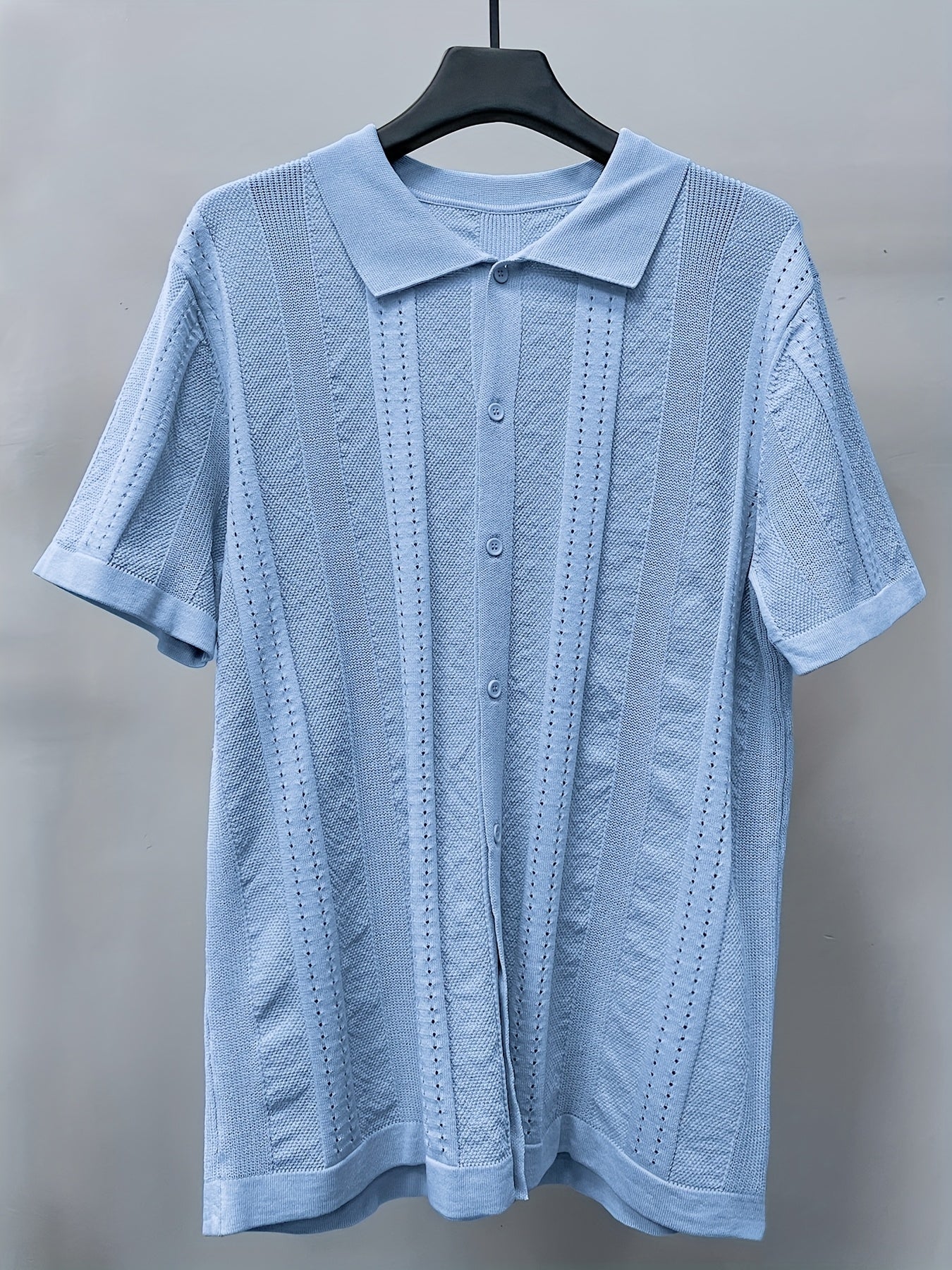 knitted polo shirt