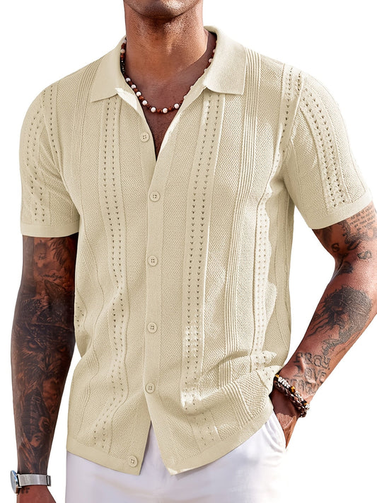 knitted polo shirt