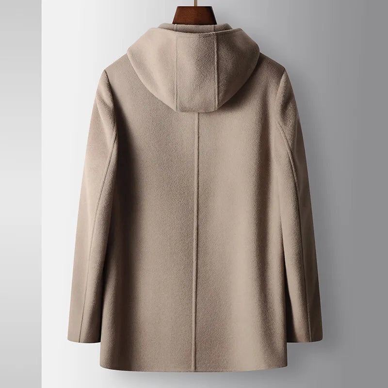 Woolen Hooded Coat